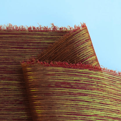 Lightweight Organdi fabric in Aladdin (Copper Red)