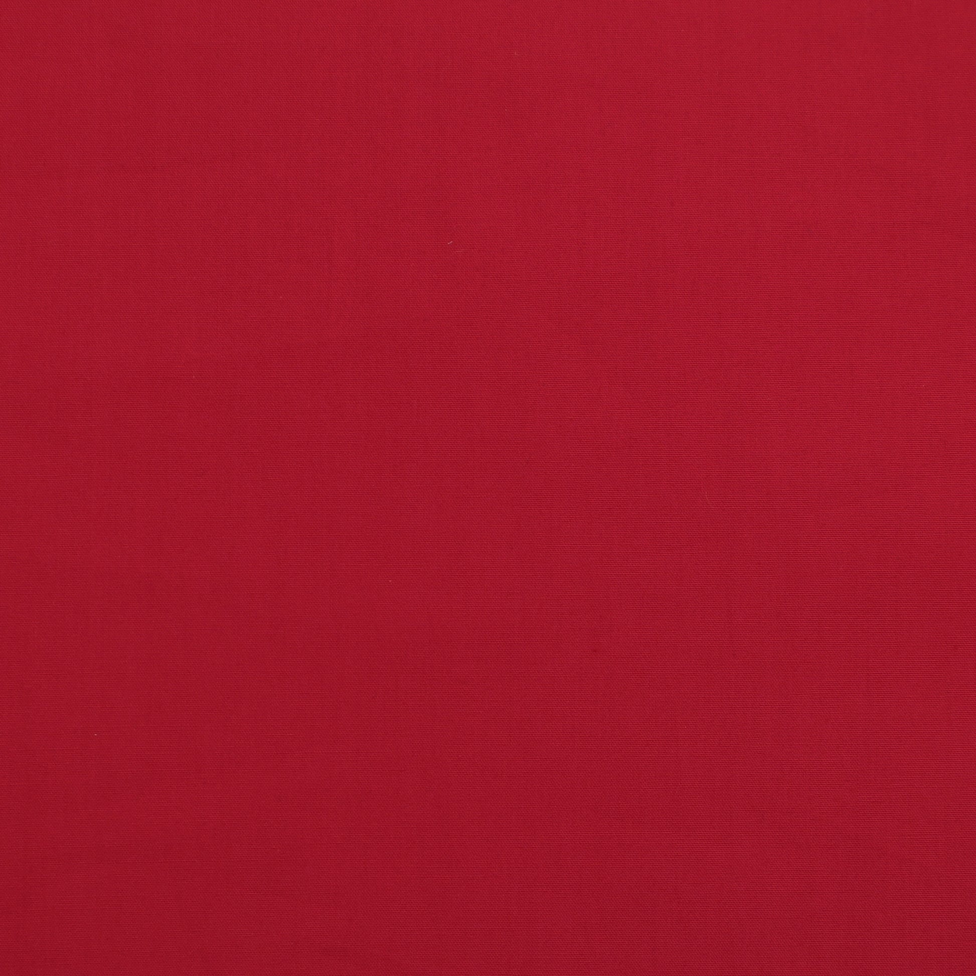 Lightweight Poplin in Scarlet (Red)