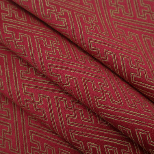Lightweight Viscose in Chinoiserie (Red)