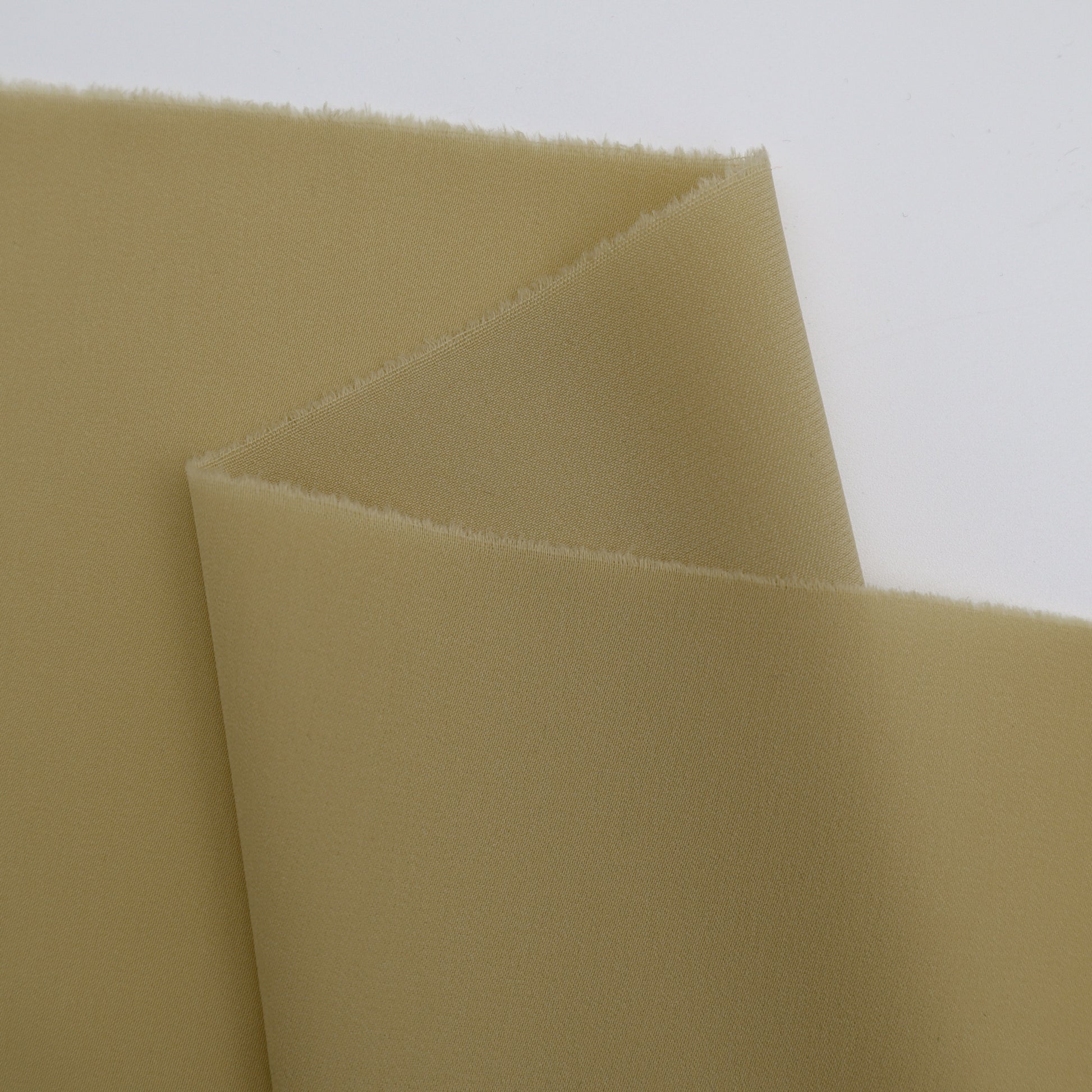 Lightweight Polyester Voile in Marzipan (Yellow)