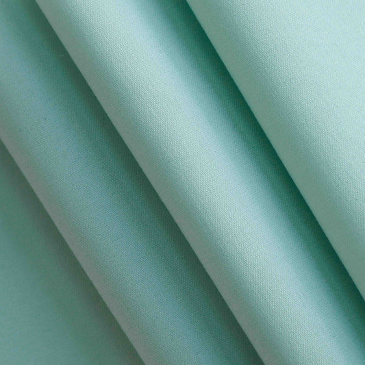 Lightweight Polyester Rayon fabric in Morning Mist (blue)