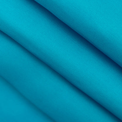 Lightweight Polyester Silk in Hockney Blue (Blue)
